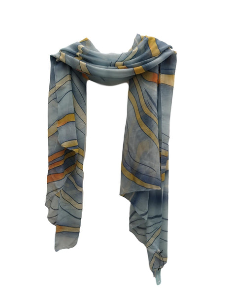  Swirls design scarf.