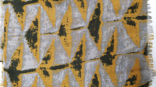 SC091 Orange and Black Scarf