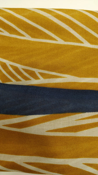 SC098 Mustard and blue lines