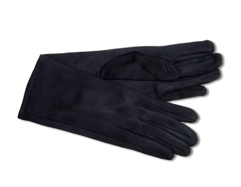 G019 Navy Plain Gloves