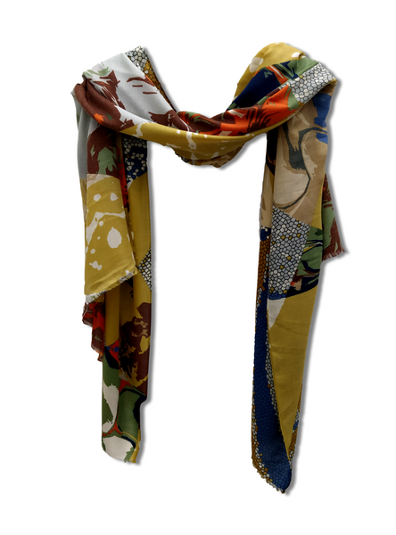  Bright Multipattern Scarf