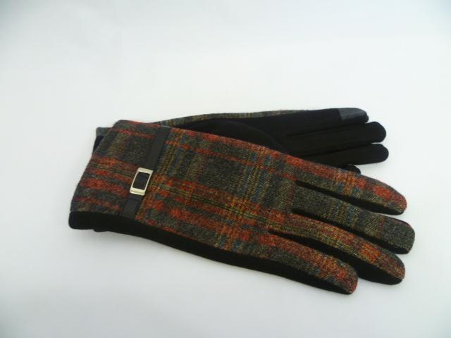 GL04 Red plaid gloves