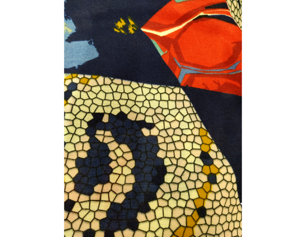 SC076 Multi coloured scarf
