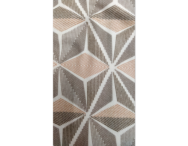 SC093 Beige geometric pashmina weight