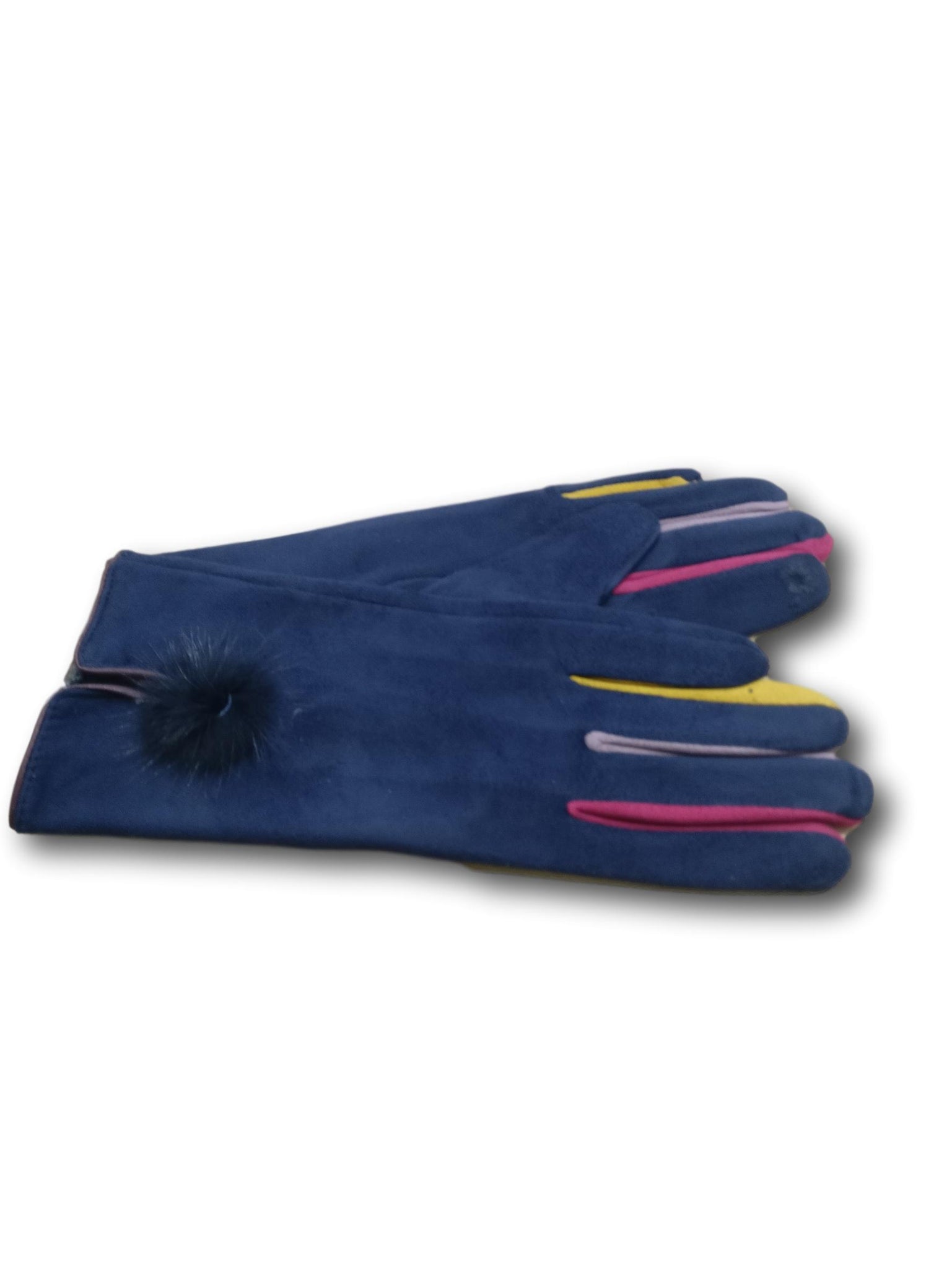 blue gloves