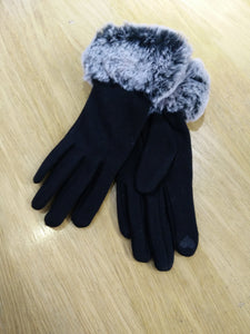 GL07 Furry Cuff gloves