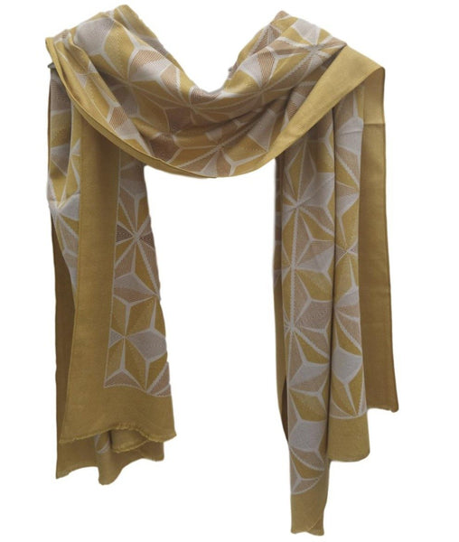 Mustard Pashmina weight scarf