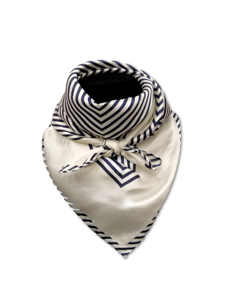  Satin Square Geometric design scarf
