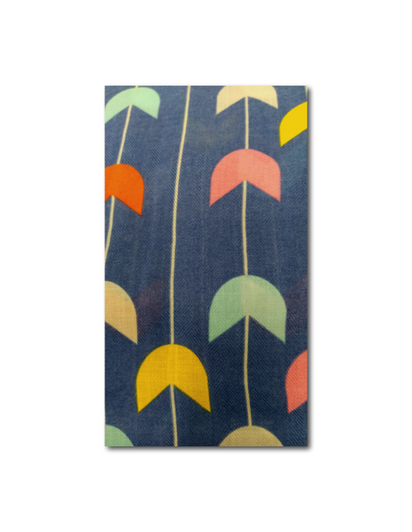 SC108 Blue tulip scarf